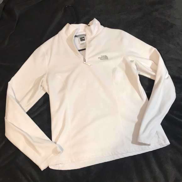 The North Face Sweaters - 🔥FLASH SALE NorthFace white vneck zipup jacket